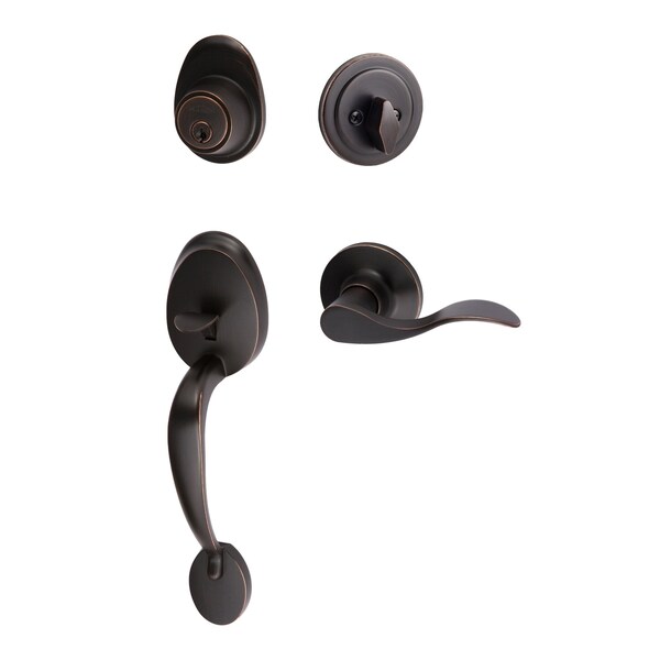 Sure-Loc Hardware Sure-Loc Hardware Alta Handleset, Snowbird Handleset Trim, Vintage Bronze, Right Hand AT507-SB RH 11P - main